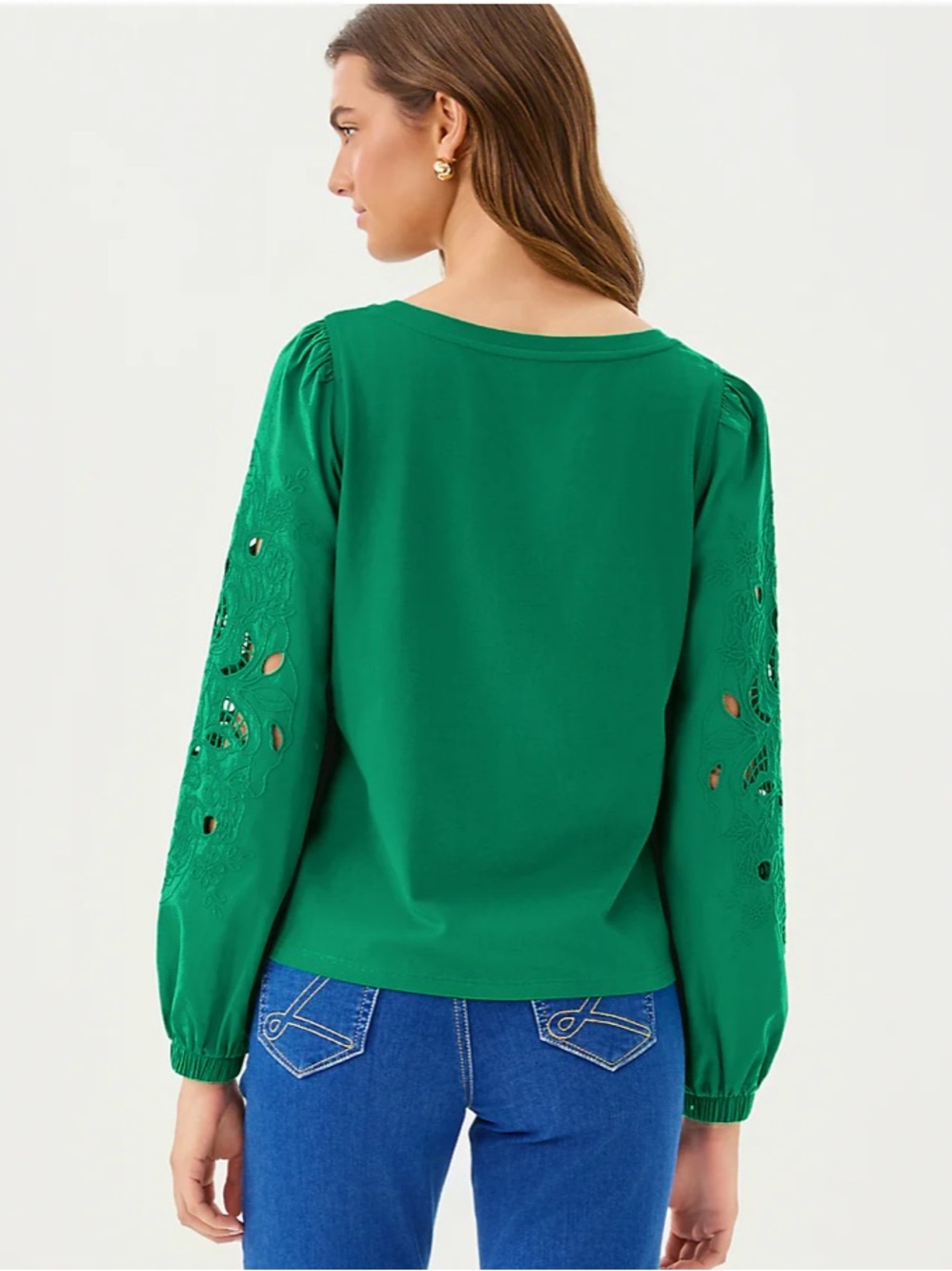 Lilly Pulitzer
ISLEY KNIT TOP, FIDDLE LEAF GREEN NWT XL - Picture 5 of 10